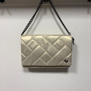 Lug Huddle Bag with Floral Pattern